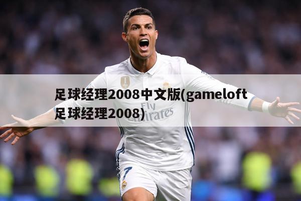 足球经理2008中文版(gameloft足球经理2008)