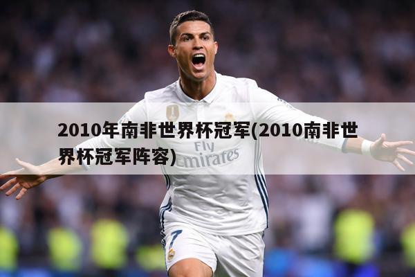 2010年南非世界杯冠军(2010南非世界杯冠军阵容)