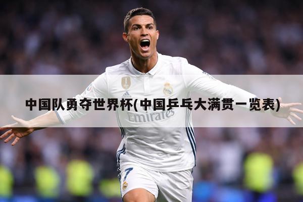 中国队勇夺世界杯(中国乒乓大满贯一览表)